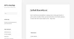 Desktop Screenshot of elifin.mutfaksirlari.com